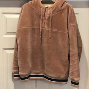 Ugg Soft Pink Cozy Sherpa Hoodie